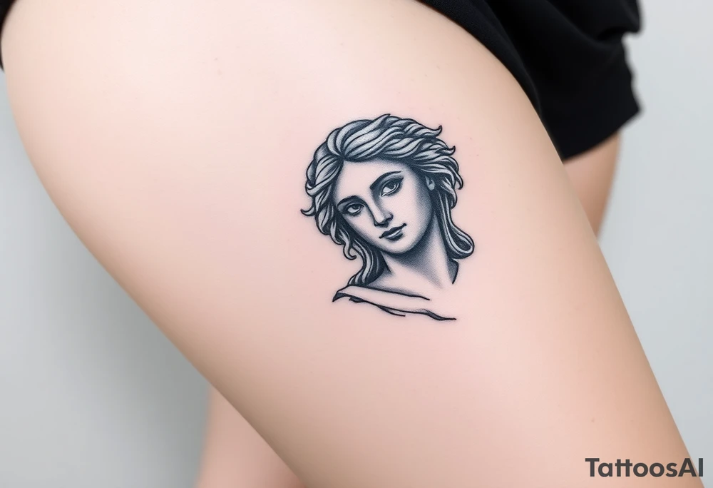 greek sculture 
female tattoo idea