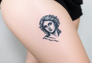 greek sculture 
female tattoo idea