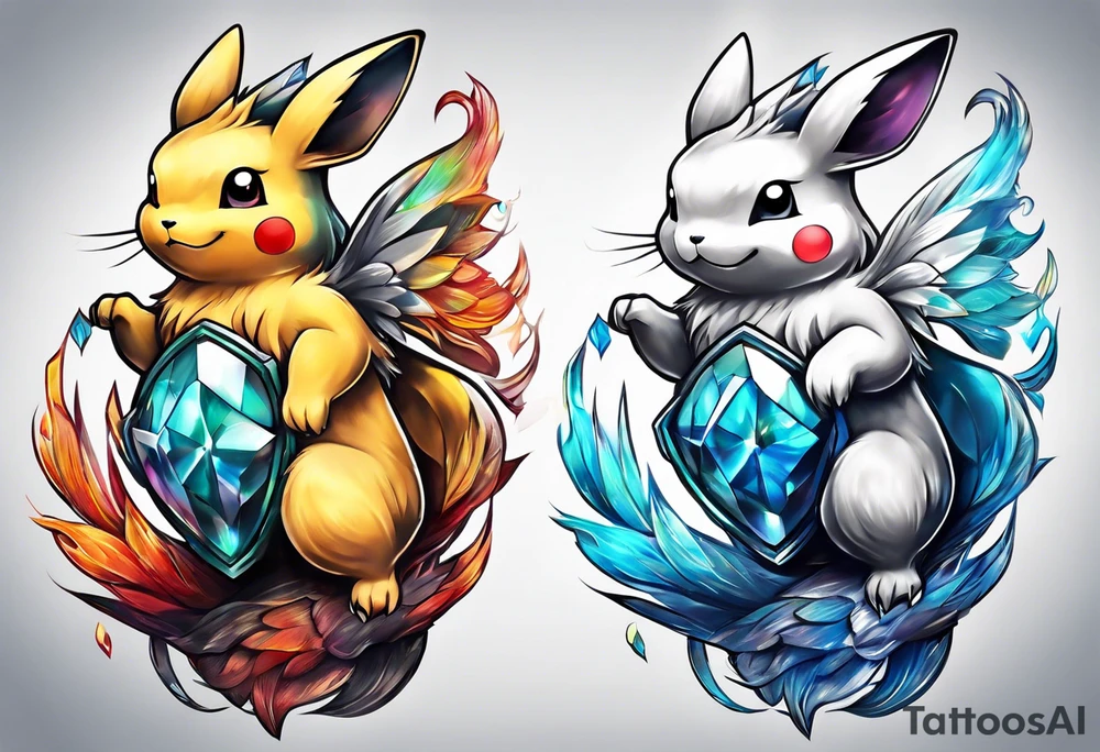 all pokemons in one tattoo tattoo idea