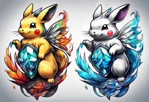 all pokemons in one tattoo tattoo idea