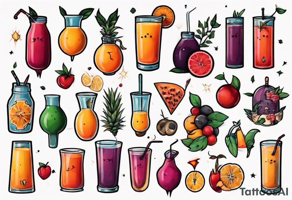 boob juice tattoo idea