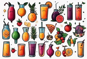 boob juice tattoo idea