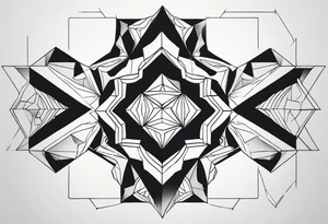 Hexagon tattoo idea