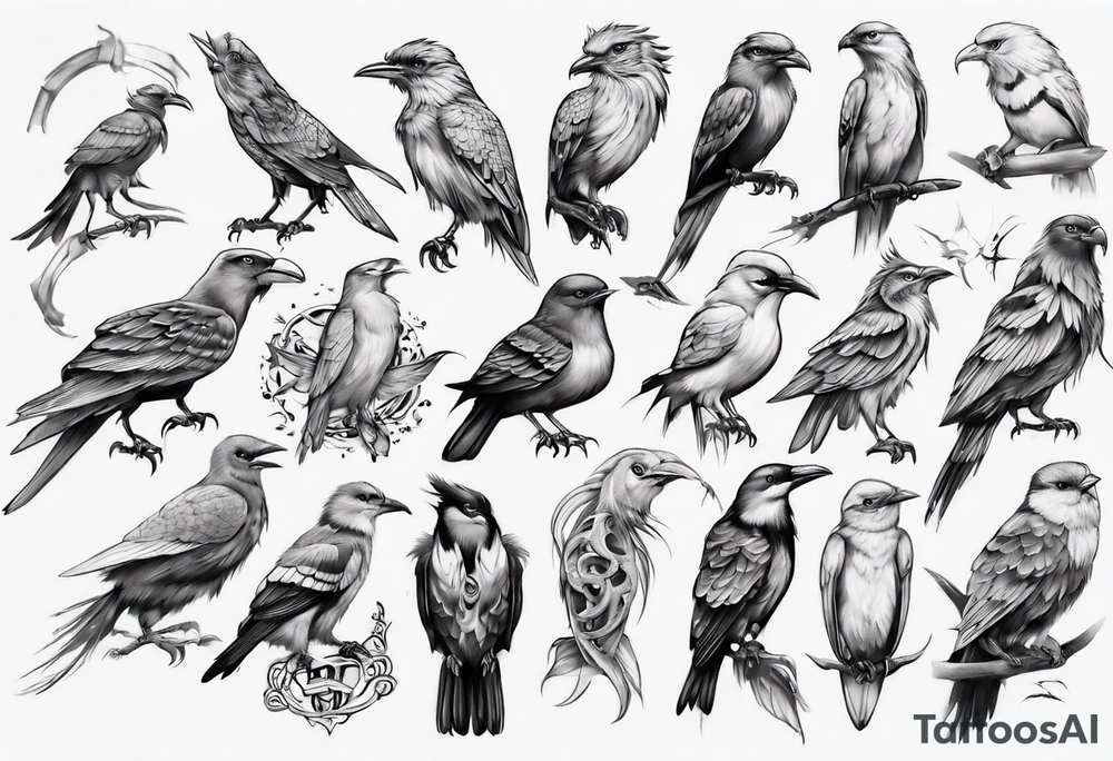 bird of sexuality tattoo idea