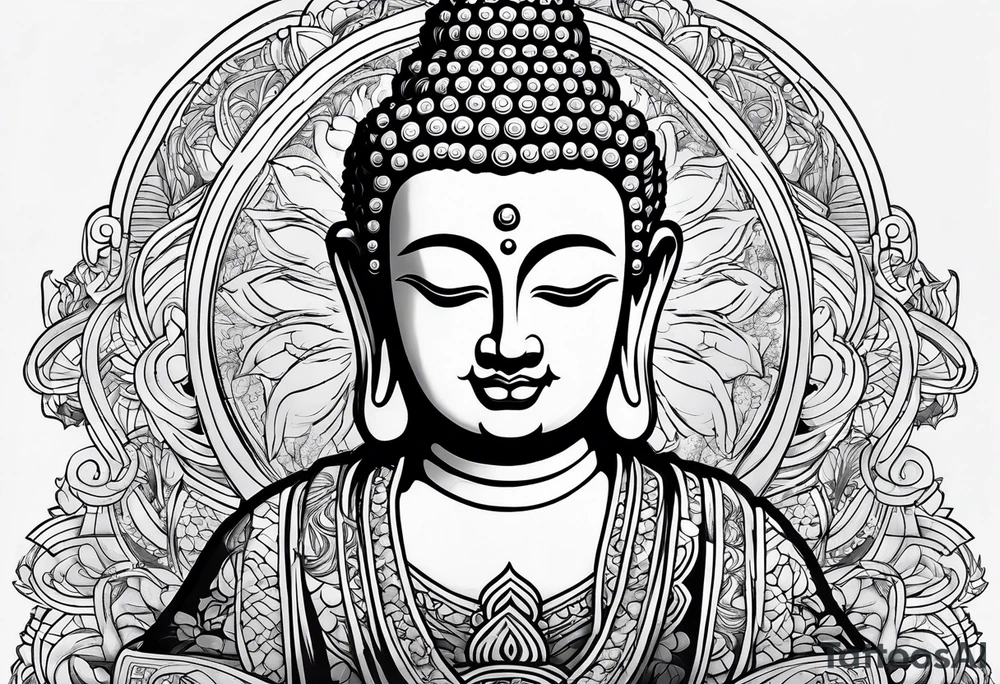 buddha tattoo idea