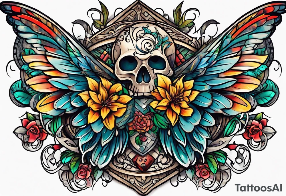 Neo traditional tattoo idea
