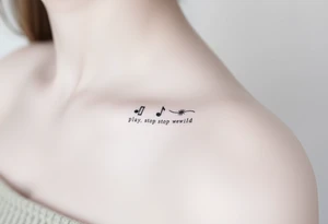 play, pause, stop, and rewind line tattoo tattoo idea