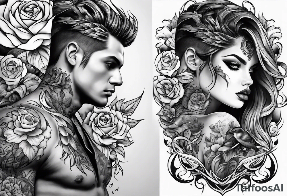 bad boy tattoo idea