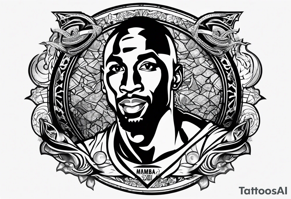 Kobe bryant "Mamba" logo tattoo idea