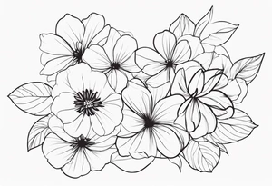 Flower back tattoo tattoo idea