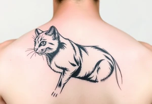 Black Cat tattoo idea