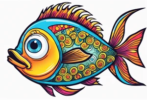 Three eyed fish tattoo idea