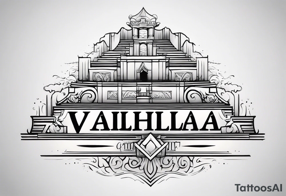 Valhalla steps
 Walls fog tattoo idea