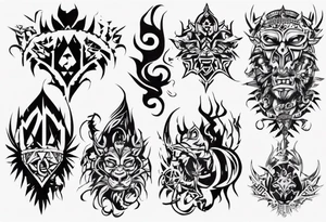 Blackforest freiburg city tattoo idea