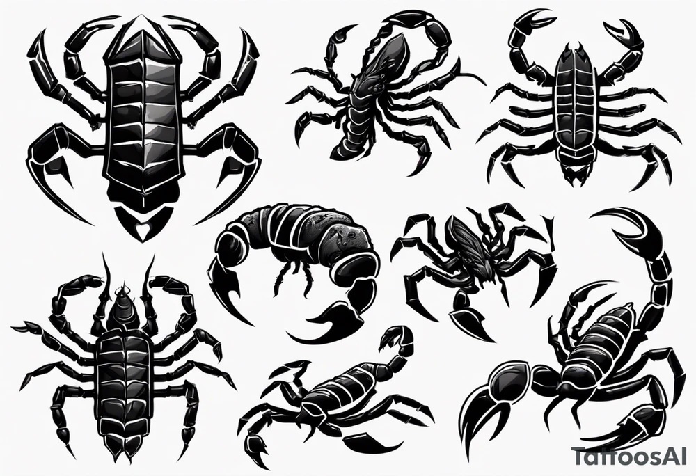 scorpion graduating in 2023 for game development and game design tattoo idea