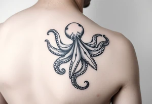 Octopus on right lower arm tattoo idea
