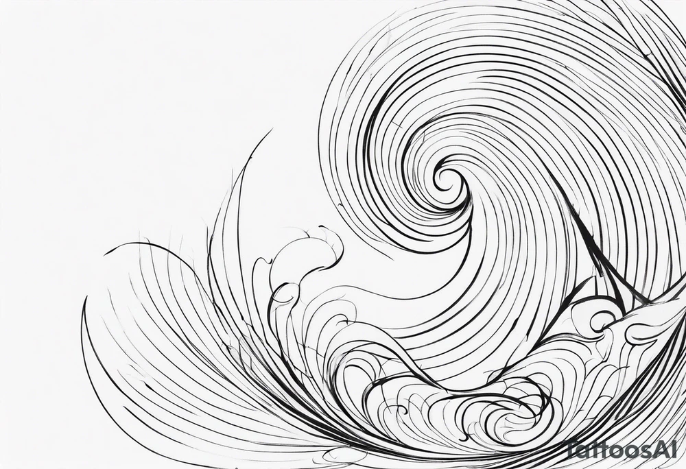 heaven swirl tattoo idea