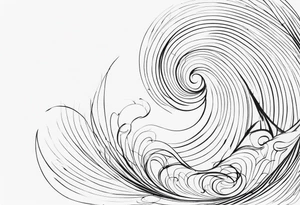 heaven swirl tattoo idea
