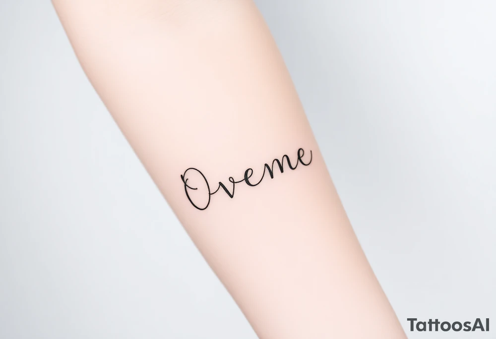 Overcome tattoo idea