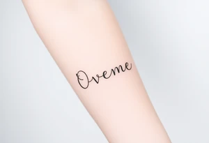 Overcome tattoo idea
