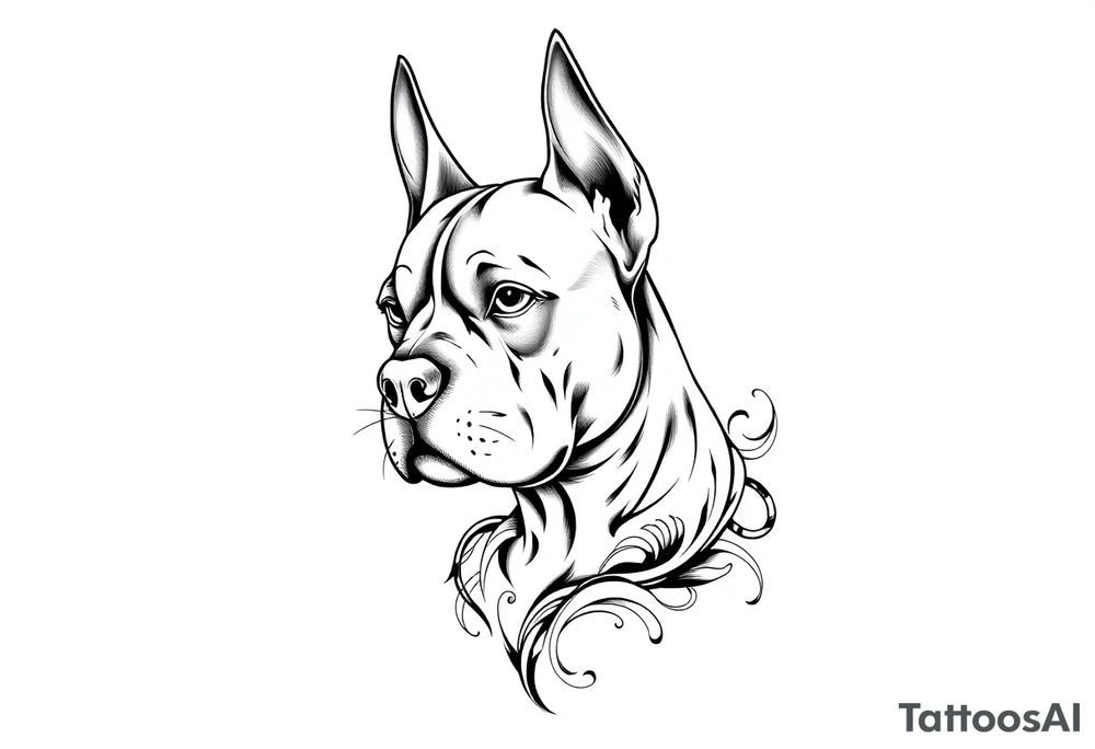 PITBULL tattoo idea