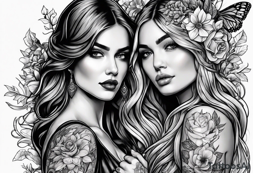 Emma & Lennon tattoo idea