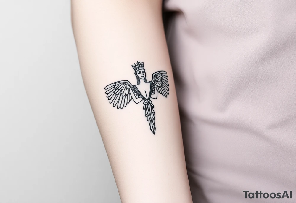 Egyptian goddesses tattoo idea