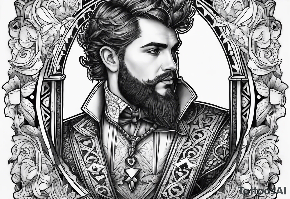 Jack of hearts tattoo idea