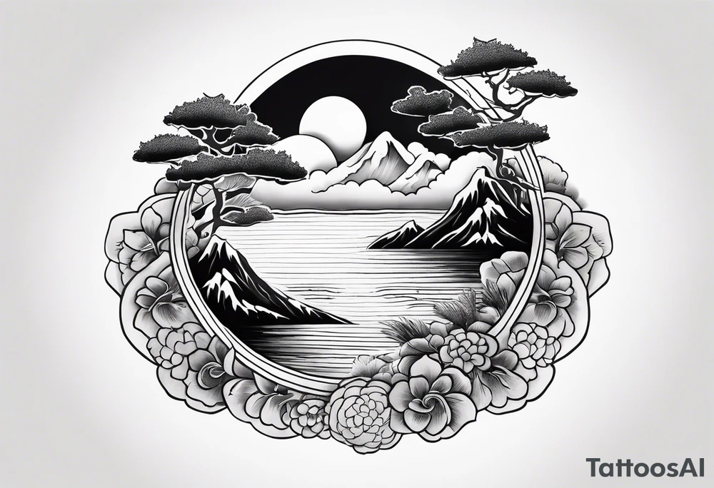 island vibes tattoo idea