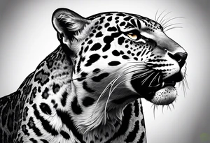 Jaguar running tattoo idea