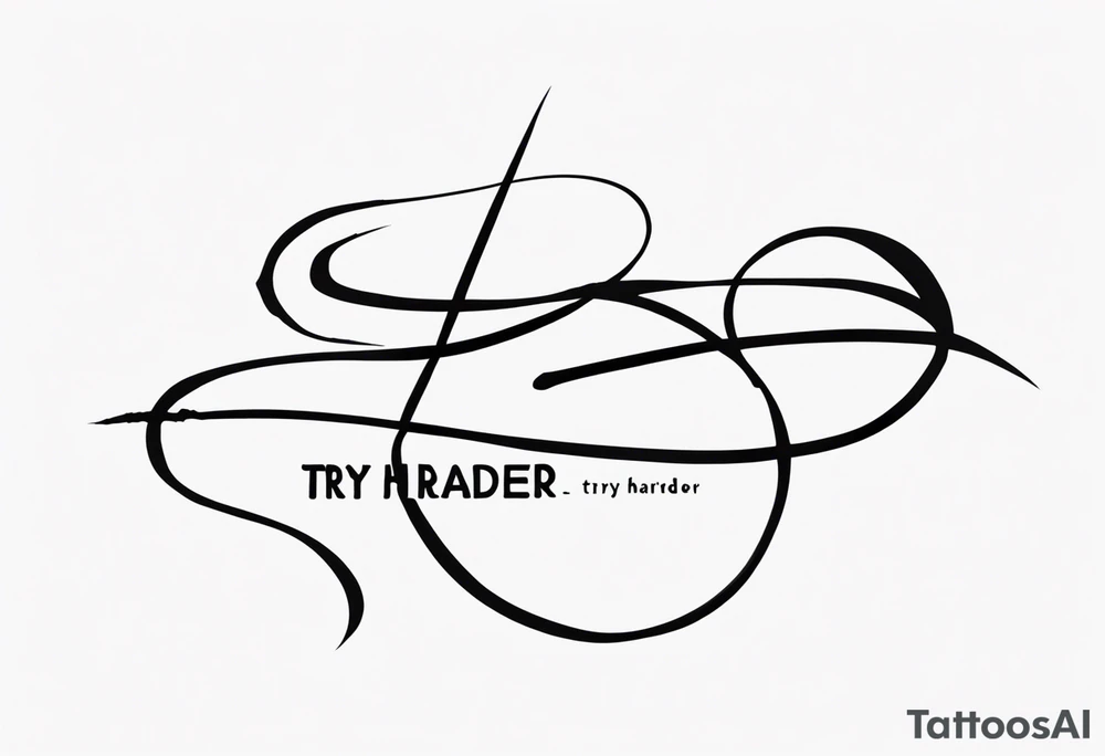 “Try harder” in another language  for a finger tattoo tattoo idea