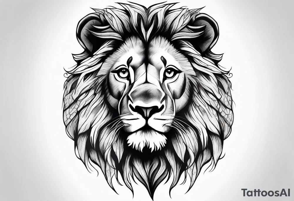 Lion tattoo idea