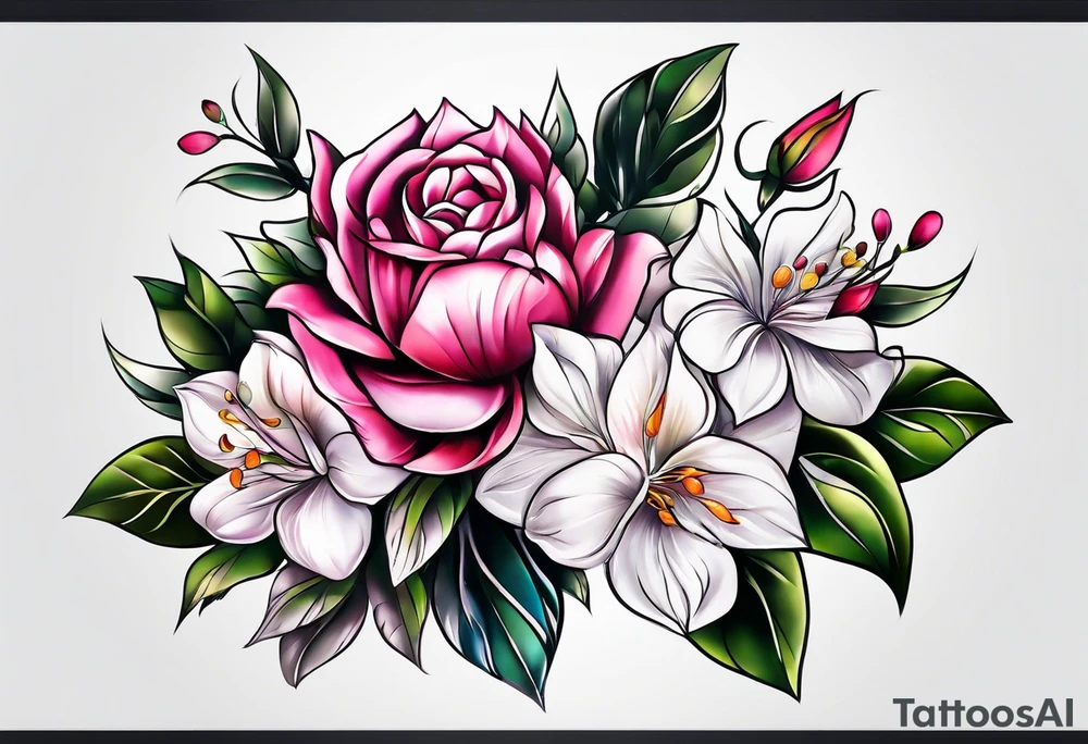 👑, 🎀 tattoo idea