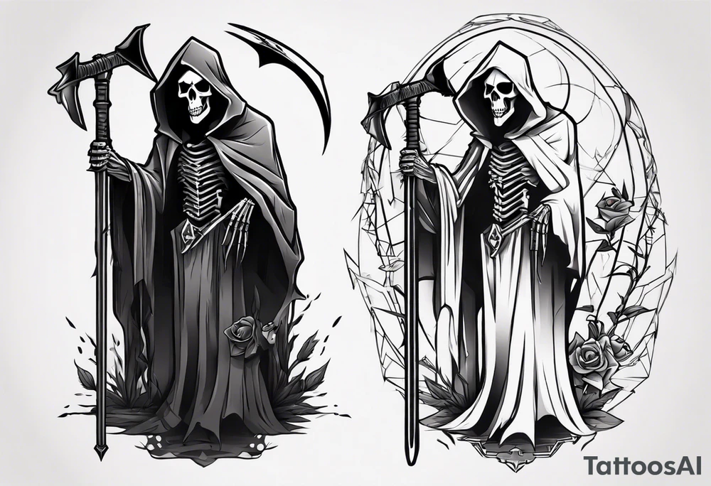 Grim reaper tattoo idea
