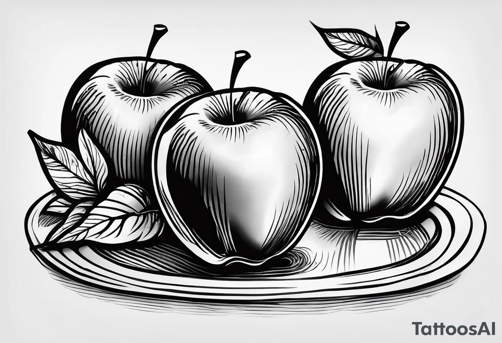 Apple tattoo idea