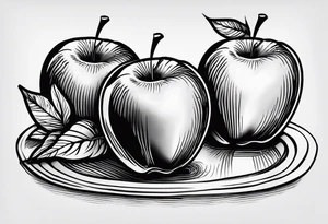 Apple tattoo idea