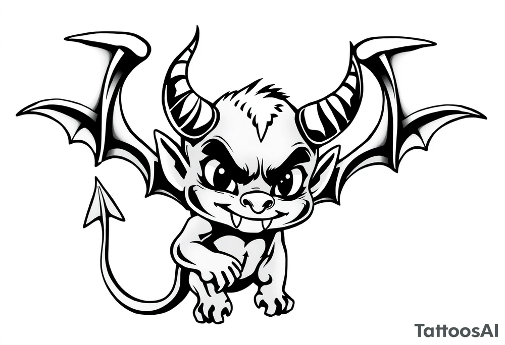 Devil tattoo idea