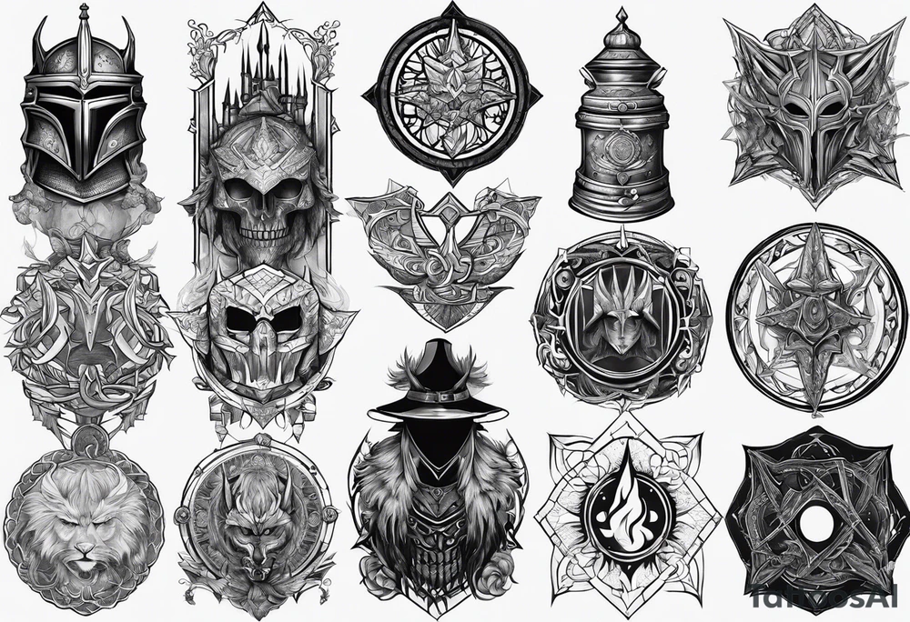 Dark souls sci fi tattoo idea