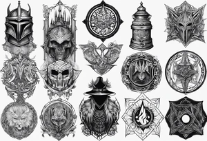 Dark souls sci fi tattoo idea