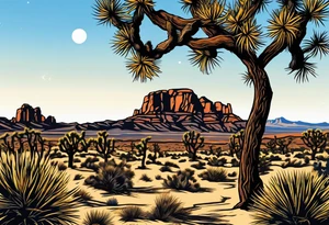 joshua tree tattoo idea