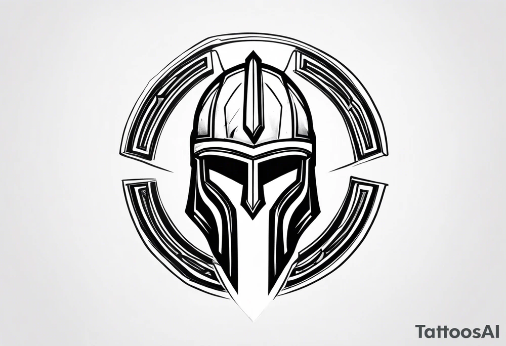 Ancient spartan symbol tattoo tattoo idea
