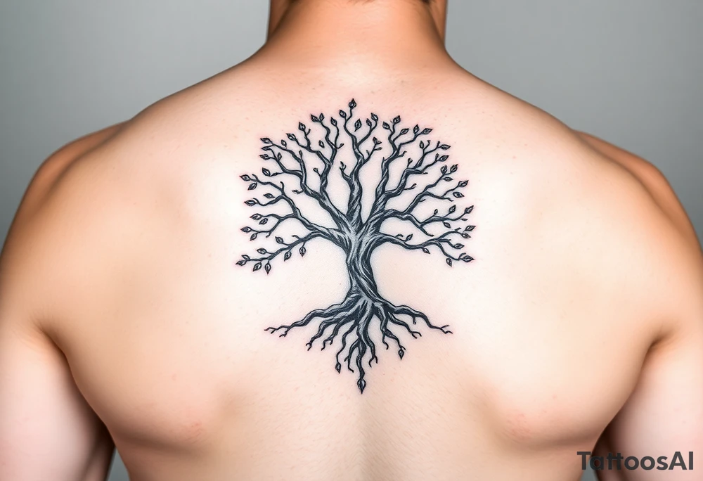 Tree of life one half Jamaican colours and one half Irish colours hand tattoo tattoo idea