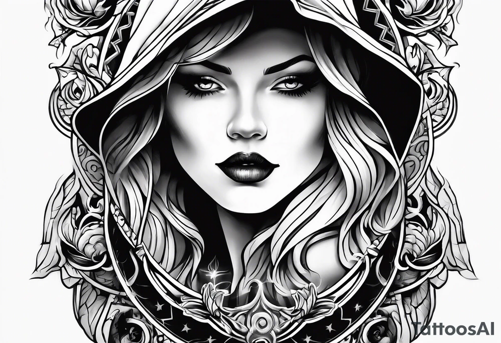 Cloak and dagger tattoo idea