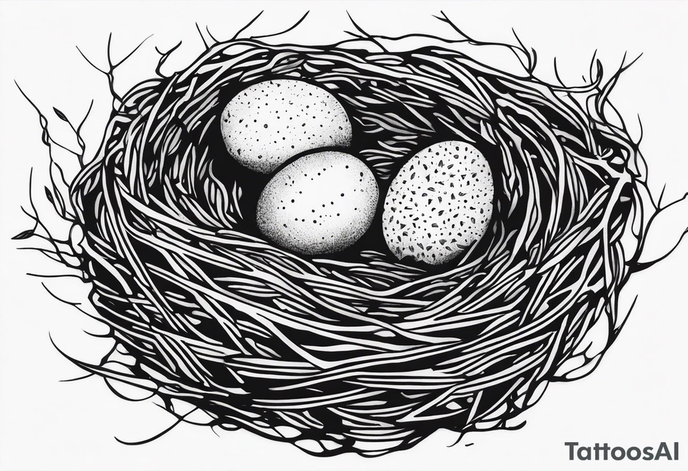 BIRD NEST tattoo idea