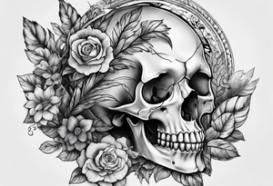 hand bones anatomical tattoo idea