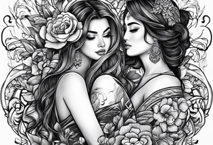 Son & daughter
Father tattoo idea