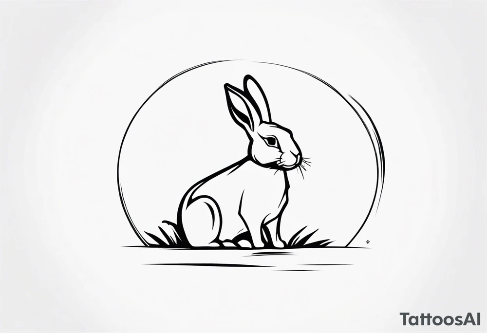 Rabbit tattoo idea