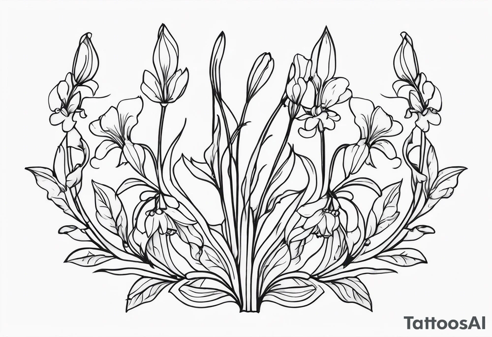 bluebell tattoo idea