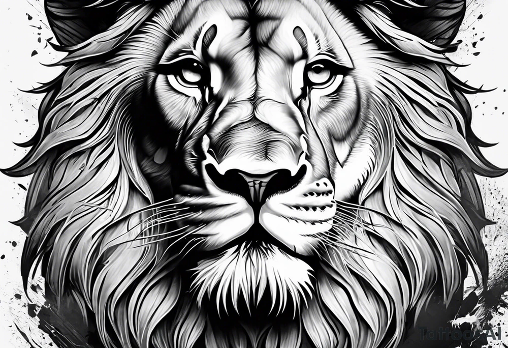Lion from atlas tattoo idea