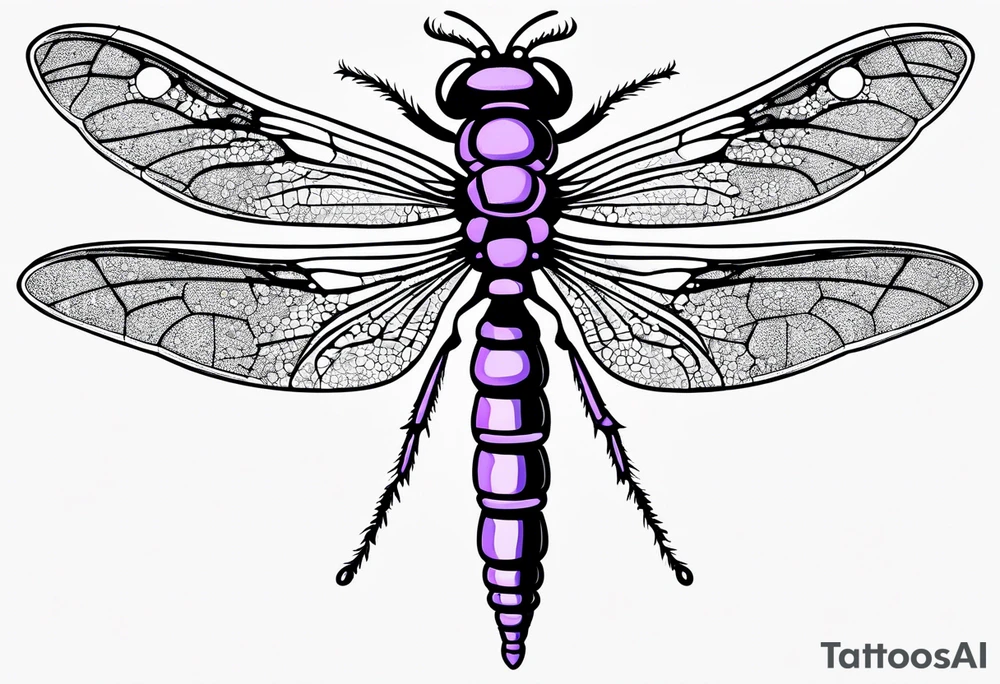 Open Book lavender dragonfly bee standing stones tattoo idea